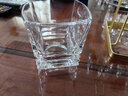 Rockybell【2只杯】水晶玻璃大號威士忌酒杯洋酒杯四方杯水杯烈酒啤酒杯子 2只洛克款310ml 曬單實(shí)拍圖