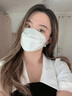 萬(wàn)寶綠 kn95口罩防護口罩3d立體口罩防塵口罩獨立包裝 珍珠白【出口品質(zhì)丨雙層熔噴】100只裝 曬單實(shí)拍圖