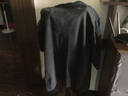 斯琴熟女春秋新品亞麻褶皺松緊腰開叉休閑半裙 AFQQ008 黑色 M 曬單實拍圖