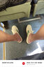 飛躍（Feiyue）半拖鞋夏季透氣帆布鞋男女款新款外穿鞋子女無后跟懶人鞋情侶板鞋 米綠 40 曬單實拍圖