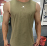 HOTSUIT后秀運動(dòng)背心科技T恤男新款運動(dòng)訓練健身無(wú)袖上衣寬松透 橄欖綠 L 曬單實(shí)拍圖