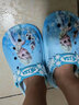 迪士尼艾莎公主兒童拖鞋夏季女童洞洞鞋2025新款寶寶花園鞋女孩寶寶防滑 F2361淺藍 18 cm 190 曬單實(shí)拍圖
