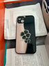 哥仕朗  適用蘋果13手機殼高檔玻璃iPhone13Pro Max鏡頭全包防摔硬殼保護套男女款創(chuàng)意網(wǎng)紅幸運草外殼 蘋果13【綠色幸運草】鏡頭全包 曬單實拍圖