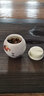 午間 祥云獻瑞德化白瓷茶葉罐家用茶葉盒陶瓷茶倉儲物密封罐香薰罐小號 祥云獻瑞 小茶罐（納福） 曬單實(shí)拍圖