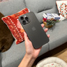 EAGLLO適用蘋果15promax手機殼超薄磨砂鏡頭全包防摔透明磁吸充電iphone15硅膠軟殼高端簡約保護套新款 【磨砂黑】像紙一樣薄丨不沾指紋丨還原裸機 蘋果15ProMax 曬單實拍圖