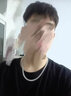 蔓笙項鏈男士高級壓花不掉色嘻哈古巴美式運動(dòng)健身肌肉潮流配飾鏈 項鏈 曬單實(shí)拍圖