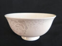 陶園夢(mèng) 電光金白玫瑰骨瓷餐具 DIY碗碟盤(pán)家用 自由搭配餐具 面碗湯大勺 4.75寸高腳碗1個(gè) 曬單實(shí)拍圖