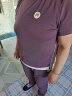 秋芙罗妈妈装夏装运动套装短袖T恤衫中老年人女装休闲奶奶衣服两件套 紫色 5XL【建议145-160斤】 实拍图