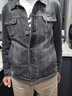 JEEP SPIRIT吉普夾克男牛仔外套春秋休閑男工裝百搭大碼男裝 炭灰 2XL 曬單實(shí)拍圖