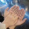 DR ED一對(duì)莫桑鉆對(duì)戒男女款結(jié)婚對(duì)戒求婚禮物七夕送女友 【長(zhǎng)相廝守對(duì)戒 一克拉 閉口】 曬單實(shí)拍圖