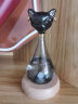 大英博物馆风暴瓶盖亚安德森猫天气瓶创意桌面摆件生日母亲节礼物 精巧版组合（白色*1黑色*1） 实拍图