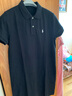 Polo Ralph Lauren 拉夫勞倫 女裝 經(jīng)典款網(wǎng)布Polo連衣裙RL21423 001-黑色 M 曬單實(shí)拍圖