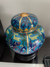 中外琺瑯美術(shù)館景泰藍擺件 生日禮物 存錢罐禮品 客廳桌面擺件辦公室擺件工藝品 瓜式蓋罐 曬單實拍圖