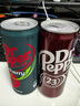 胡椒博士（Dr Pepper）歐美進(jìn)口Dr Pepper櫻桃可口可樂(lè)芒果百事含果汁芬達(dá)雪碧激浪汽水 波蘭胡椒博士櫻桃原味各1罐 曬單實(shí)拍圖