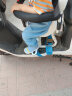迪路仕（DEROACE）电动车儿童座椅前置踏板车电动摩托车电瓶车小孩前置座椅  减震款-白色 实拍图