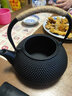 唐豐（TANGFENG） 老鐵壺泡茶壺鑄鐵燒水壺功夫茶具煮茶器鐵茶壺 黑丁鐵壺 曬單實(shí)拍圖