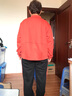 衣典零一（LEDIALYI）時尚氣質(zhì)運動衛(wèi)衣套裝女2025春秋季新款中年小個子休閑褲子兩件套 橘色 L （推薦110-125斤） 曬單實拍圖