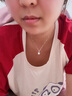 喜鉆鉑金吊墜女經(jīng)典六爪鉆石吊墜求婚結(jié)婚項鏈鎖骨鏈?zhǔn)罪椛斩Y物 鉑金1克拉IJ色SI 曬單實拍圖