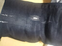 增仔新款破洞牛仔褲男韓版修身版小腳褲磨爛緊身褲小窄腳磨破鉛筆褲日韓風(fēng)顯瘦長(cháng)褲百搭休閑 黑色 34碼 曬單實(shí)拍圖