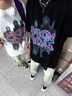 POUM男裝聯(lián)名側(cè)邊全開拉鏈修身褲子男水洗做舊潮牌拖地牛仔褲男潮牌男 NZHM-G24黃泥色 XL 曬單實拍圖