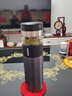 Vanow高檔茶水分離保溫杯男泡茶杯便攜車(chē)載水杯子定制刻字送老師禮盒 優(yōu)雅白 曬單實(shí)拍圖