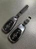 迪加伦 奔驰汽车钥匙包 E级新 E200L E300L E320L 迈巴赫 S级 s350l 钥匙套保护壳 改装 玫瑰金+真皮钥匙扣 实拍图