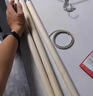 貌然武術棍木質(zhì)三截棍白蠟桿表演棍影視道具鐵鏈三節(jié)棍武術器械 規(guī)格一：長50+60+50厘米 曬單實拍圖