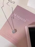 戚小米方糖項鏈女生鎖骨鏈2026新款時(shí)尚首飾品吊墜生日禮物圣誕節送女友 小方糖項鏈【玫瑰花禮盒】 曬單實(shí)拍圖