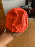 布游泳帽女男通用錦綸氨綸彈力布料泡溫泉花色色 亮橘色(色) 曬單實(shí)拍圖