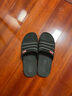 回力男拖鞋夏季男士休閑舒適一字拖室內外居家情侶防滑男女涼拖鞋 黑色 44 曬單實(shí)拍圖