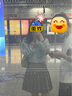 莫代爾純色百褶裙女春秋半身裙學(xué)生秋季高腰收腹防走光a字裙顯瘦jk短裙 灰咖-加長(cháng)七分 L碼【建議105-115斤】 曬單實(shí)拍圖
