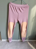 春織媽媽秋褲女護膝加絨加厚打底褲寬松秋冬中老年人線(xiàn)褲老人棉毛褲 藕紫（女款） 100/2XL 曬單實(shí)拍圖