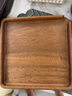 一紀（KAZUNORI） 巴西花梨木雞翅木普洱茶餅分茶盤(pán)茶餅盒實(shí)木一體開(kāi)茶撬茶托盤(pán) 琥珀木分茶盤(pán) 曬單實(shí)拍圖