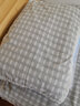雙鶴家紡 雙鶴亞麻涼席三件套宿舍單人雙人空調軟席床單床席 綠色四菱格（棉麻） 1.2米床適用(實(shí)發(fā)1.3x2.0m) 曬單實(shí)拍圖