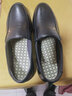 老人頭皮鞋男真皮日常正裝鞋鞋爸爸鞋軟皮防滑套腳牛皮商務(wù)鞋子牛筋底 黑色 42 曬單實(shí)拍圖
