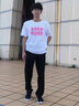 安踏（ANTA）男鞋運動休閑鞋男秋季網(wǎng)面透氣時尚百搭增高老爹鞋運動鞋子男 【猜你喜歡】5581-6黑白 42 (260mm) 曬單實拍圖