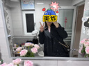 波司登（BOSIDENG）【反季】冬季90鵝絨羽絨服女衣三穿風(fēng)衣高端商務(wù)長(cháng)款保暖外套 黑色8056 2XL 180/100A 曬單實(shí)拍圖