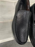 奧康涼皮鞋男夏季新款商務(wù)休閑洞洞鞋懶人駕車(chē)透氣豆豆鞋鏤空軟底男鞋 黑色 1215824002J 40 曬單實(shí)拍圖