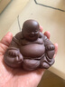 尊壺 紫砂茶寵小彌勒佛手工可養(yǎng)雕塑茶玩擺件茶道茶具配件 曬單實(shí)拍圖