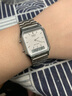 卡西歐（CASIO） 手表 復古小方塊休閑簡(jiǎn)約小金表中性風(fēng)多功能雙顯學(xué)生防水電子表 AQ-230A-7D 曬單實(shí)拍圖