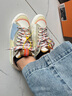 耐克（NIKE）女子板鞋W BLAZER LOW77 JUMBO運動鞋DX6043-171 白米藍(lán)色 37.5  曬單實拍圖