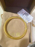 周六福（ZLF）  黃金手鐲女古法工藝足金999傳承金剛細鐲手飾 計價(jià) 57mm - 36.58g 曬單實(shí)拍圖