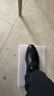 奧康皮鞋男士黑色正裝鞋真皮商務休閑男鞋時尚軟底手工皮鞋 黑色 41 曬單實拍圖
