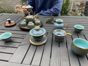 楓嵐苑張金溪茶具鈞御鎏金陶瓷茶具整套高端大師級(jí)功夫茶具家用 蓋碗茶壺大套裝 1件 曬單實(shí)拍圖