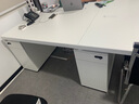 ework辦公桌職員桌椅組合辦公桌四人位辦公室辦公臺員工辦公家具簡(jiǎn)約 2.4米四人 標配  茉莉白 曬單實(shí)拍圖