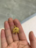 黃金福字平安鎖長(zhǎng)命鎖吊墜金包銀999轉(zhuǎn)運(yùn)珠送男女朋友生日禮物520 小號(hào)平安鎖+K金項(xiàng)鏈 曬單實(shí)拍圖