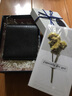 風(fēng)泊手工 手工錢(qián)包男成品 diy材料包自制定制頭層牛皮瘋馬皮真皮刻字短款錢(qián)包 手工真皮錢(qián)包送男友禮物 黑色吉像紋材料包 曬單實(shí)拍圖