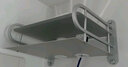 藝美天和（YIMEITIANHE）鋁合金電視機(jī)頂盒置物架墻上收納盒路由器掛架子支架托架壁掛式盤 30*25cm大號(hào)雙層銀色款 曬單實(shí)拍圖