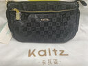 卡托姿（Kaitz）包包新款斜挎女士包時(shí)尚輕便百搭單肩包小方包尼龍布包KT1954010N 黑色 曬單實(shí)拍圖