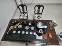 艾瑩嘉（Aiyingjia）整塊烏金石茶盤功夫茶具套裝家用全自動一體客廳流水霧化景觀茶臺 03荷塘月色茶盤＋天目雅蘭套裝 曬單實拍圖